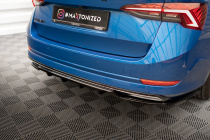 Skoda Octavia Sportline Mk4 2019+ Bakre Splitter (Med Splitters) V.1 Maxton Design